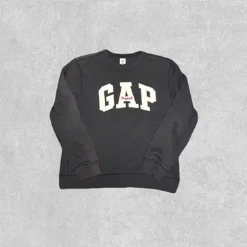 GAP 맨투맨 프론트 로고 다크 그레이 M y2k 헤이세이
