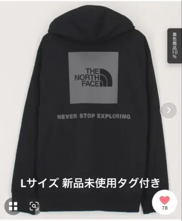 THE NORTH FACE 블랙 후드티