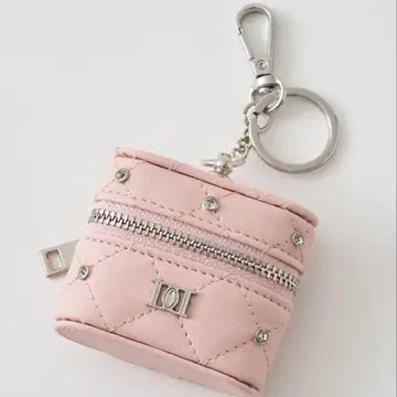 핑크 Darich 퀼팅 비쥬 AirPods 케이스