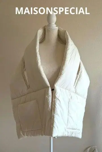 MAISON SPECIAL 충전솜 베스트 스톨