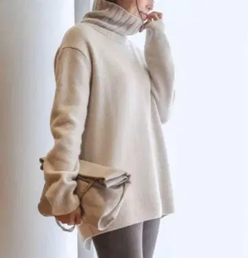 Deuxieme Classe JADE 터틀넥 풀오버 베이지