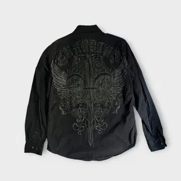 HELIX 고딕 디자인 셔츠 Y2K