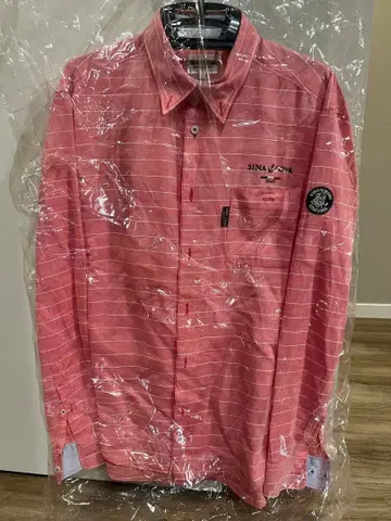 SINA COVA 스트라이프 핑크 셔츠