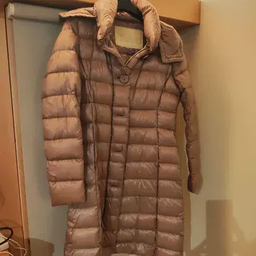 Herno 브라운 롱 다운 자켓