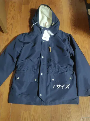 마운틴 파카 중 보아 부착 탈부착 가능 L 네이비 새상품