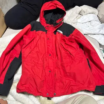 THE NORTH FACE 마운틴 후드티 레드 GORE-TEX