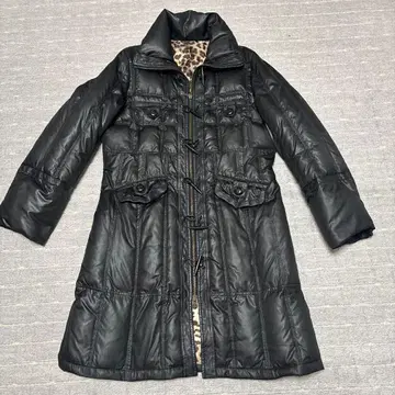 롱 다운 자켓 블랙