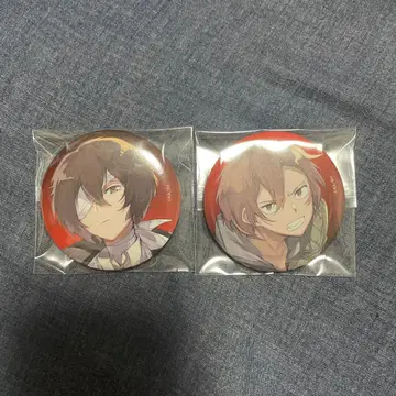 문호 스트레이독스 영 에이스 부록 캔뱃지 다자이 오사무 나카하라 츄야