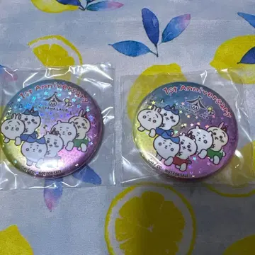 치이카와 1주년 축하 페어 캔뱃지