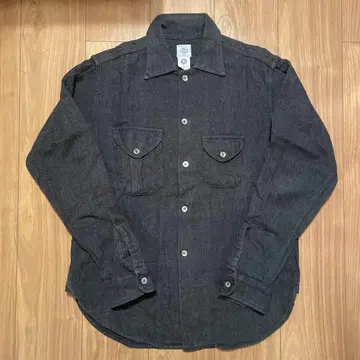 POST 코튼 플란넬 셔츠 가챠포켓