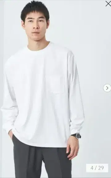 미사용 새상품 택 포함 드라이 저리 크루넥 T셔츠 수분 흡수 속건성 그리