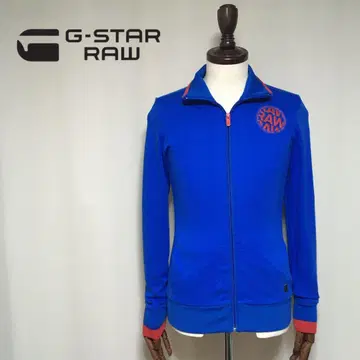 지스타로우 로고 와펜 집업 트랙 자켓 저지 S