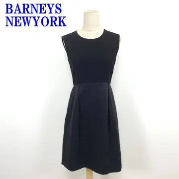 바니스뉴욕 슬리브리스 원피스 블랙 36 C3514