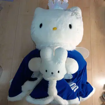 헬로키티 페어리키티 유키 특대형 봉제 인형 레트로