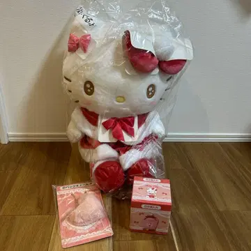 헬로키티 복권 봉제 인형 백참 소품함