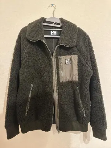 헬리 한센 플리스 자켓 올리브 그린