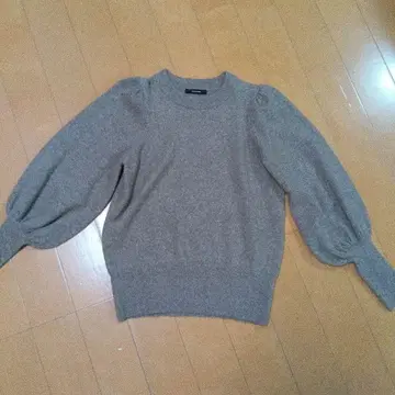 JOURNAL STANDARD 베이지 벌룬 소매 니트