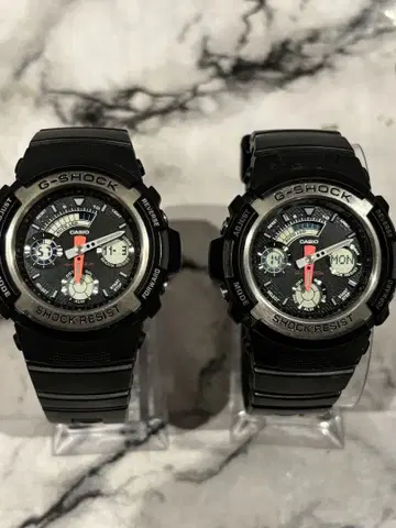 카시오 G-SHOCK AW-590 2개 세트