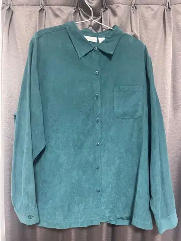 스웨이드 원단풍 셔츠