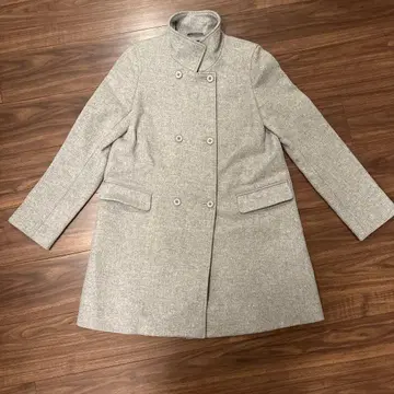 Stunning lure 스탠드 카라 코트 그레이 사이즈 1