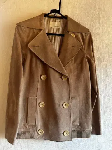 Rouge vif 베이지 더블 브레스트 자켓