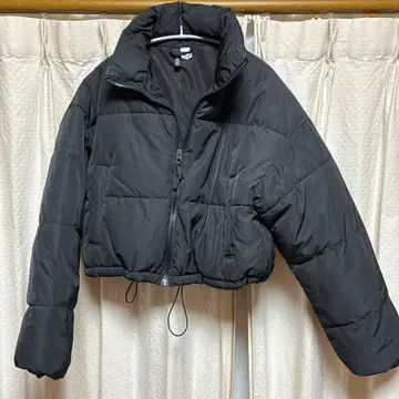 H&M DIVIDED 블랙 다운 자켓 XS