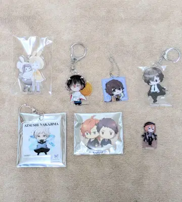 문호 스트레이독스 아크릴 키링 캔뱃지 아크릴 스탠드