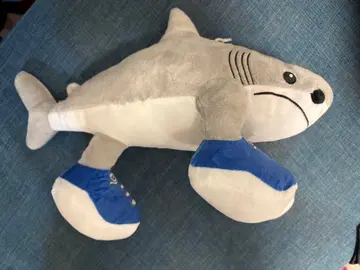 이탈리안 레인 낚싯대 토라라레토라라라 상어 봉제 인형 약 30cm