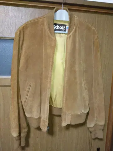 Schott 스웨이드 자켓 40 베이지