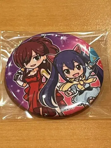 페어리 테일 테레토 캔뱃지 엘자&웬디