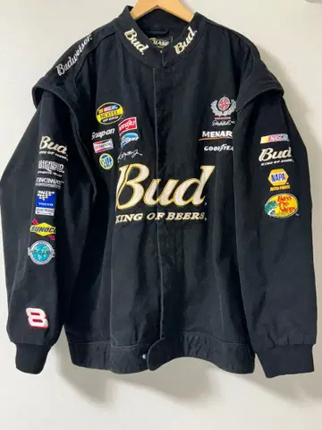 레이싱 자켓 [ 남성용 3XL ] 블랙 버드와이저