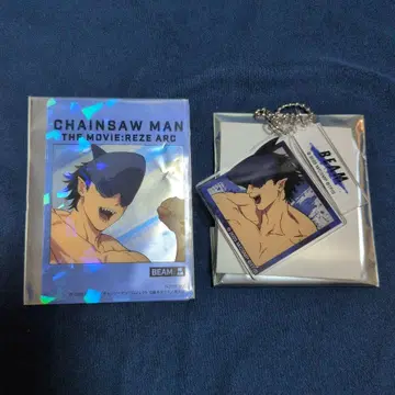 체인소 맨 레제 편 빔 아크릴 키링 클리어 카드