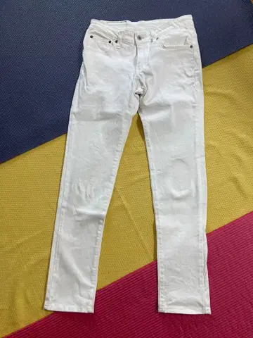 남성용 팬츠 화이트 에드윈