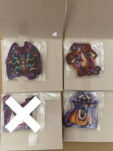 드래곤 퀘스트 캐릭터 마그네트 로토 삼부작 4개 세트