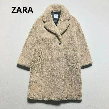 새상품급 ZARA 테디베어 보아 롱 코트