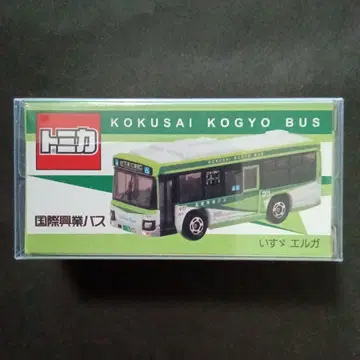 프로텍터 포장 토미카 이스즈 엘가 국제흥업 버스 사업소 한정판 버스