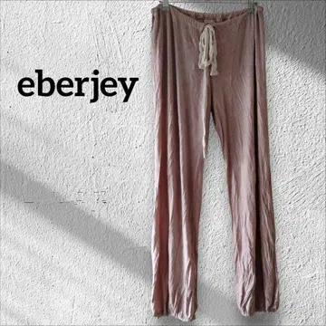 1점 한정 eberjey 핑크 티셔츠 팬츠 스웨트 팬츠 하의