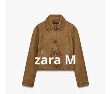 스웨이드풍 자켓 카멜 M 새상품 2025년 겨울