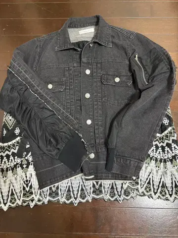 에이미 로우 데님 자켓