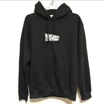 백 투 더 퓨처 후드티 자수 로고