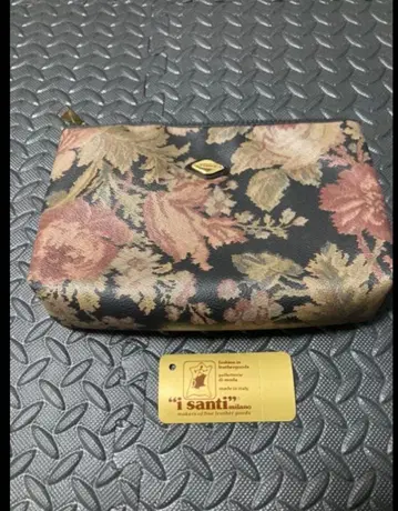 i santi 이탈리아 소가죽 꽃무늬 백