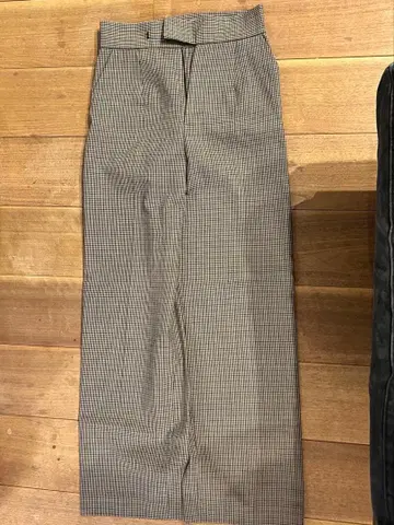 JAIME SMITH 체크 무늬 슬랙스 36