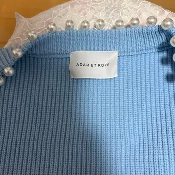 ADAM ET ROPE 펄 장식 가디건