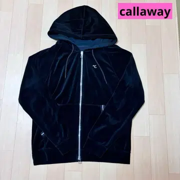 캘러웨이 풀 집업 블루종 블랙 L 사이즈