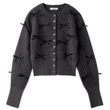 SNIDEL 리본 모티브 가디건