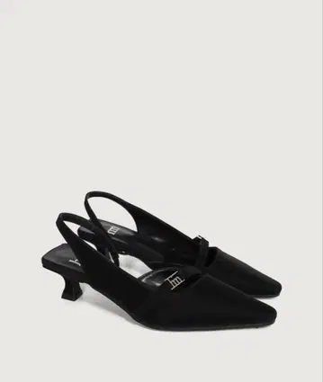 히아무 로고 포인트 갑 스트랩 포인트 슬링백