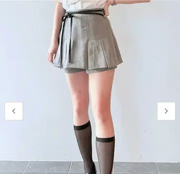 레이어드 플리츠 치마바지 nomae one way