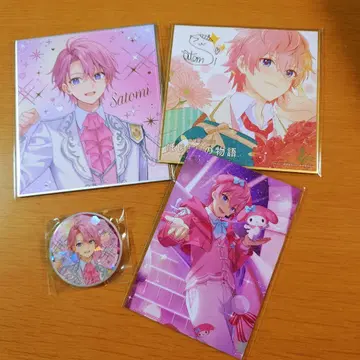 스토푸리 사토미 9주년 색지 캔뱃지 산리오