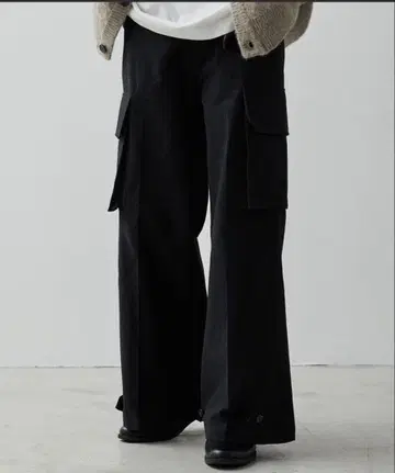 CLEL 블랙 카고 팬츠 S 사이즈
