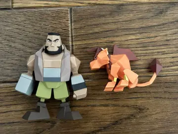 FF7 제일복권 G상 미니피규어 폴리곤 레드 XIII 바렛